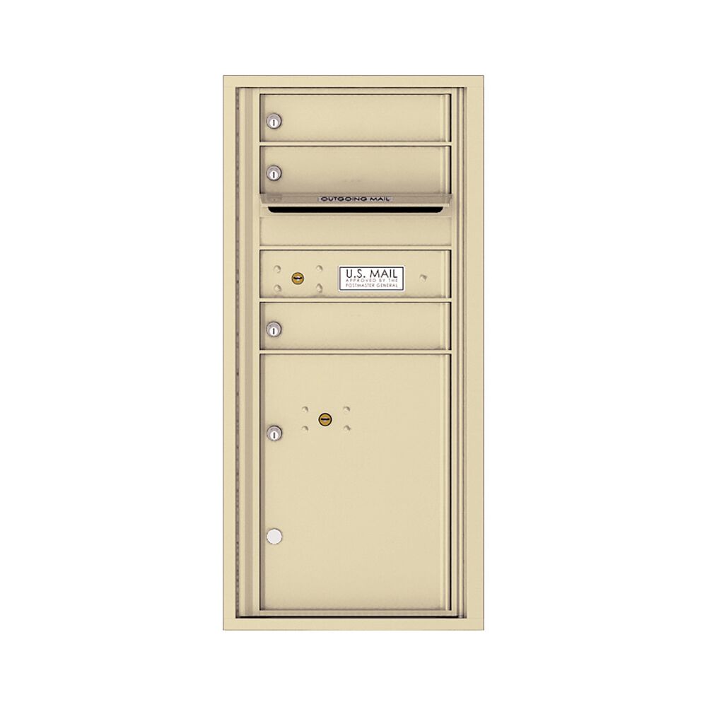 Versatile 3-Parcel Locker Wall-Mount 4C Mailbox Versatile 3-Parcel Locker Wall-Mount 4C Mailbox